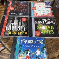 5 x Job Lot Hachette MP3-CD Audio Book Bundle Unabridged