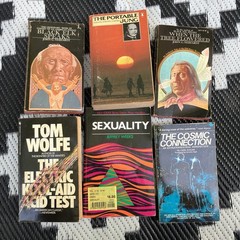 Vintage Sociology Philosophy Book Lot Carl Jung Tom Wolfe Carl Sagan Black Elk