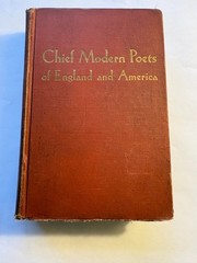 Chief Modern Poets of England and America 3rd Ed. 1950 Edited by Sanders/ Nelson