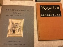 Lot of 7 books by/about A. Edward Newton, many signed limited book collecting