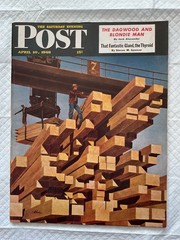 VINTAGE SATURDAY EVENING POST MAGAZINE APRIL 10 1948 THICK EDITION 156 PAGES