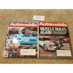 AUTOMOBILE Car MAGAZINE LOT OF 5 ISSUES 2006 2007 Collectible