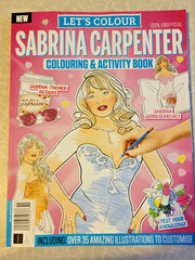 Sabrina Carpenter Colouring & Activity Book by Let’s Colour – 35+ Illustrations