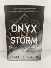 Onyx Storm (Standard Edition) HARDCOVER 2025 by Rebecca Yarros
