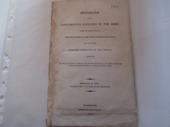 Estimate of the Comparative Expenses of the Army Feb 2 1821