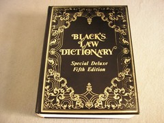 Antique Legal Jurisprudence Book Black’s Law Dictionary Special Deluxe 5th Ed.