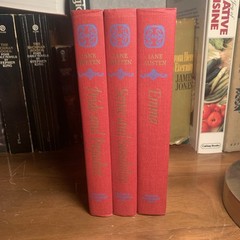 PRIDE & PREJUDICE Jane Austen Nelson Doubleday VTG Set 3 Emma Sense Sensibility