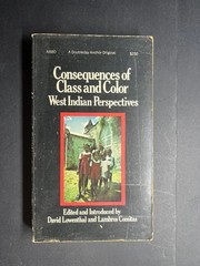 1973 Consequences of Class and Color A880 Paperback Doubleday Anchor
