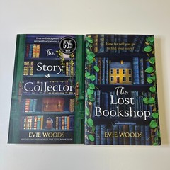Evie Woods Lot of 2, The Lost Bookshop & Story Collector – Paperbacks