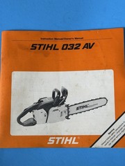Stihl 032AV Chainsaw Owners Manual Folder 2