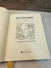 Leccionario Dominical y Solemnidades • Edición Católica • Liturgical Press 1982