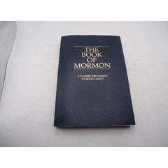 The Book of Mormon Another Testament of Jesus Christ LDS Navy Softcover Vintage
