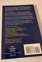 DON’T TAKE IT PERSONALLY: RACE, IMMIGRATION, CRIME AND By Frank Borzellieri Like