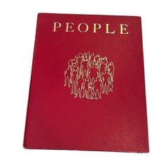 People by Peter Spier 1980, Hardcover Rare Red Cover Children’s Book