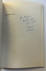 T Carmi, Stephen Mitchell / SOMEBODY LIKE YOU Inscribed Signed 1st Edition 1971