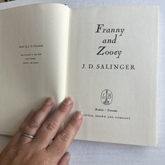 Franny and Zooey, J D Salinger 1961 1st edition, 6th printing HC/DJ