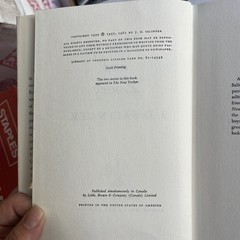 Franny and Zooey, J D Salinger 1961 1st edition, 6th printing HC/DJ
