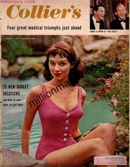 1956 Colliers June 8 – Swimsuits; Old Yeller 1st publication; Brooklyn Dodgers