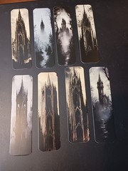 8 Spooky Gothic 6″ Cardstock Bookmarks Spooky Buildings Lot 4 of 4 Please Read