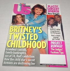 Britney Spears, Childhood December 3, 2007, Us Weekly magazine #668 *No Labels*