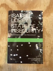 Isabell Lorey State of Insecurity (Paperback) Verso Futures