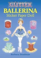 Barbara Steadman Glitter Ballerina Sticker Paper Doll (Paperback) (UK IMPORT)