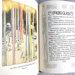 Through the Looking-Glass and What Alice Found There Hard Cover Book 186 pages