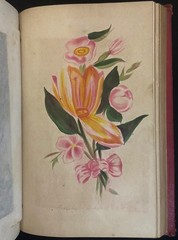 THE LADIES WREATH Antique Victorian Gift Book COLOR PLATES Fine Leather Binding