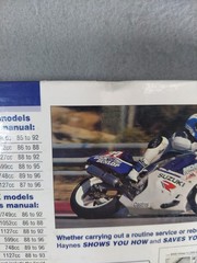 Haynes Suzuki GSX-R Katana Service Manual GSX-R750 GSX-R1100 GSX600F GSX750F