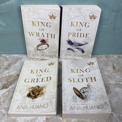 Set Of 4 – Ana Huang King Of Wrath Book Series – Clean