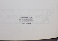 The End of Mr. Garment by Vincent Starrett, 1932 1st, HCDJ, Locked Room Mystery