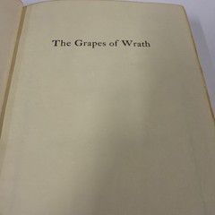 The Grapes of Wrath John Steinbeck First Edition First Print Viking 1939
