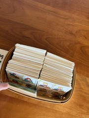 Story Sequencing Wall Pocket Chart Card Set organized in Longaberger basket