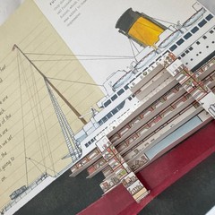 Titanic: The Ship of Dreams Hardcover Book Interactive Educational Pop Up Pages