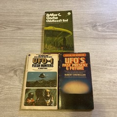 Vintage UFO and Paranormal Book Lot of 3