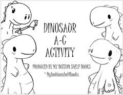 DIGITAL- 2025 Merrick ABC Children’s Dinosaur ACTIVITY BOOK *PRINT REQ’D* 14pgs