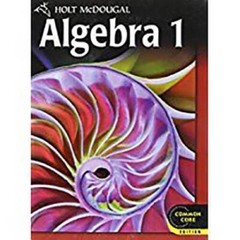 Holt McDougal Algebra 1: Student Edition 2012 – Hardcover – ACCEPTABLE
