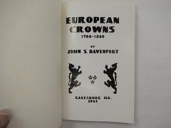9 Books from the Library of a Coin Collector in Nice Conditiion, see description