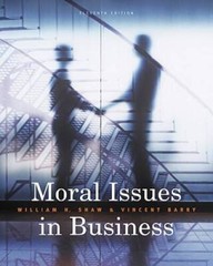 Moral Issues in Business – Paperback By Shaw, William H – GOOD