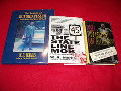 3 Buford Pusser Books-12th/August, State Line Mob,Legend of Buford Pusser,SIGNED