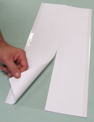10 – 10″ x 23″ Brodart ARCHIVAL Fold-on Book Jacket Covers – super clear mylar!