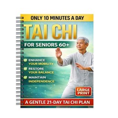 Chair & Standing Tai Chi For Weight Loss – Gentle 28-Day Illustrated Program