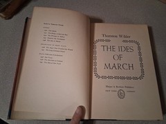 The Ides of March A Novel by Thornton Wilder 1948 1st Edition Hardcover DJ