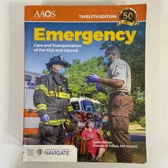 Emergency Care and Transportation of the Sick and Injured 12e 2021 AAOS TPB
