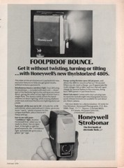 Honeywell – Model 4480S Flash – Original Magazine Ad – 1976