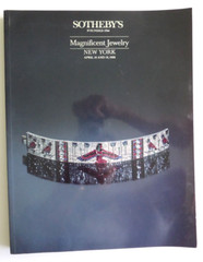 1988 Sotheby’s Color Catalog Magnificent Jewelry, 422 pages