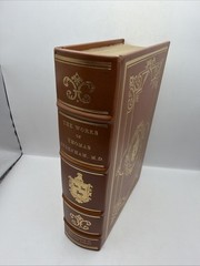 The Works of Thomas Sydenham M.D. The Classics of Medicine Library Leather Gold