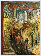 New Yorker magazine October 9 1954 Ludwig Bemelmans autumn Hamilton Basso VFNM