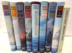 Patrick O’Brian Historical Nautical Fiction book lot (8 hardcover, 1 paperback)