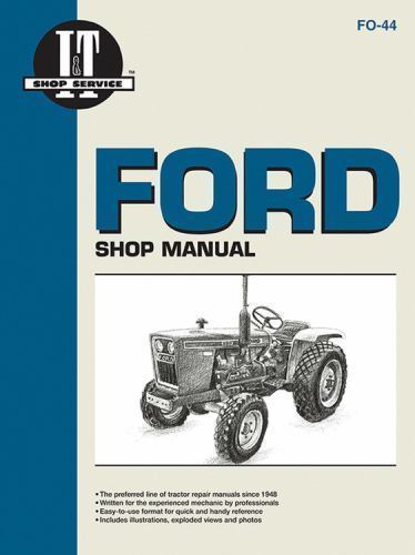 Ford Shop Manual Models1100 1110 1200 1210+ by Penton Staff (2000, Trade…